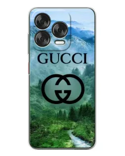 Чехол для ZTE Nubia V70 Design с картинкой «Gucci — горный пейзаж»
