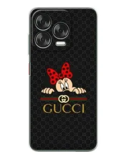 Чехол для ZTE Nubia V70 Design с картинкой «Минни Маус Gucci — черный»