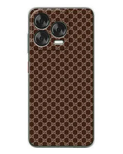 Чохол для ZTE Nubia V70 Design з картинкою «Gucci — шоколадна сітка»