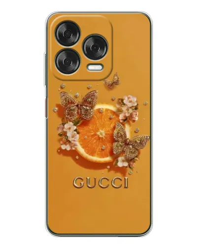 Чохол для ZTE Nubia V70 Design з картинкою «Gucci — золоті метелики» Чохол для ZTE Nubia V70 Design з картинкою «Gucci — золоті метелики»