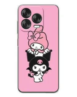Чехол для ZTE Nubia V70 Design с картинкой «My Melody и Kuromi» Чехол для ZTE Nubia V70 Design с картинкой «My Melody и Kuromi»