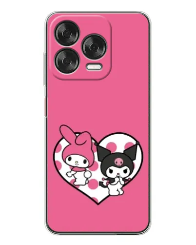 Чехол для ZTE Nubia V70 Design с картинкой «Kuromi и My Melody»