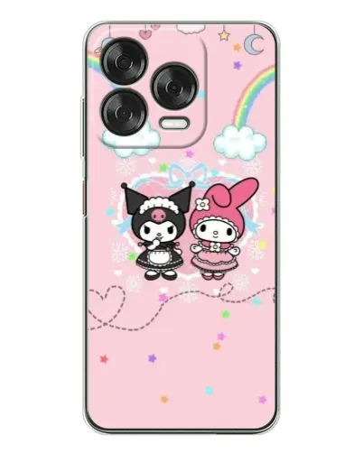 Чехол для ZTE Nubia V70 Design с картинкой «My Melody и Kuromi»