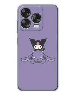 Чехол для ZTE Nubia V70 Design с картинкой «Kuromi на лиловом фоне» Чехол для ZTE Nubia V70 Design с картинкой «Kuromi на лиловом фоне»