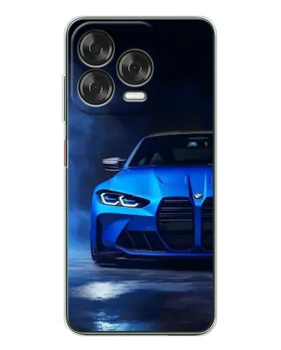 Чехол для ZTE Nubia V70 Design с картинкой «Голубая BMW M4» Чехол для ZTE Nubia V70 Design с картинкой «Голубая BMW M4»