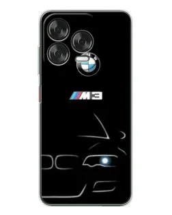 Чехол для ZTE Nubia V70 Design с картинкой «Минималистичный принт BMW M3»