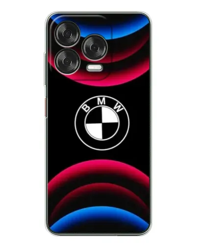 Чехол для ZTE Nubia V70 Design с картинкой «Логотип BMW и неоновые дуги» Чехол для ZTE Nubia V70 Design с картинкой «Логотип BMW и неоновые дуги»