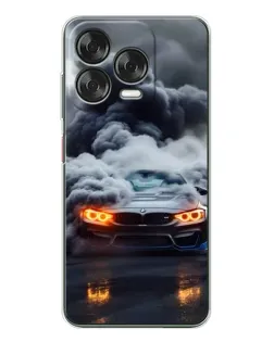 Чехол для ZTE Nubia V70 Design с картинкой «BMW в дыму»