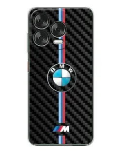 Чехол для ZTE Nubia V70 Design с картинкой «Эмблема BMW и карбон»