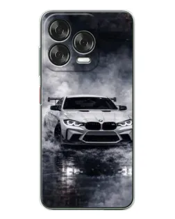 Чехол для ZTE Nubia V70 Design с картинкой «BMW сквозь туман»