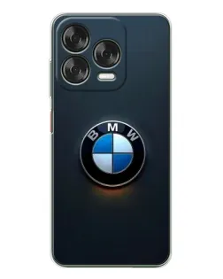 Чехол для ZTE Nubia V70 Design с картинкой «Логотип BMW — минимализм»