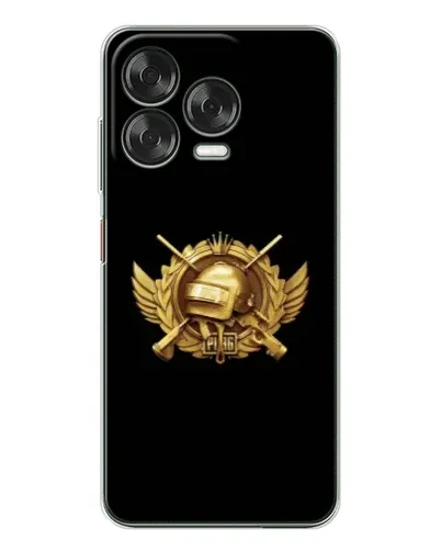 Чохол для ZTE Nubia V70 Design з картинкою «PUBG — помаранчевий градієнт»