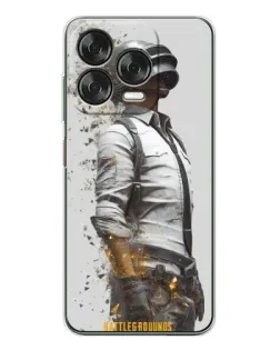 Чохол для ZTE Nubia V70 Design з картинкою «PUBG — боєць у пилу»