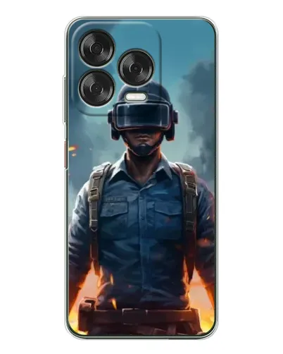 Чохол для ZTE Nubia V70 Design з картинкою «PUBG — реалістичний герой»