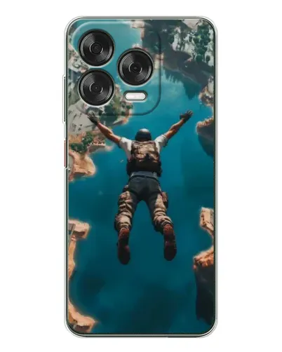 Чохол для ZTE Nubia V70 Design з картинкою «PUBG — вільне падіння»