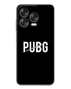 Чохол для ZTE Nubia V70 Design з картинкою «PUBG — білий логотип»