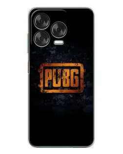 Чохол для ZTE Nubia V70 Design з картинкою «PUBG — золотий логотип»