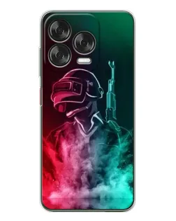Чохол для ZTE Nubia V70 Design з картинкою «PUBG — вогняний воїн»