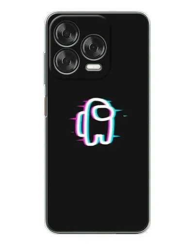 Чохол для ZTE Nubia V70 Design з картинкою «Among Us неон»
