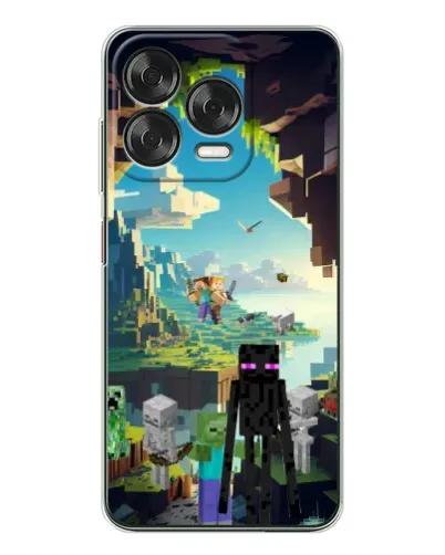 Чохол для ZTE Nubia V70 Design з картинкою «Ендермен у лісі»
