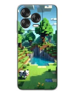 Чохол для ZTE Nubia V70 Design з картинкою «Minecraft літній день»