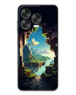 Чохол для ZTE Nubia V70 Design з картинкою «Вид з печери»