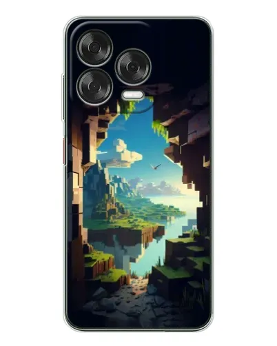 Чохол для ZTE Nubia V70 Design з картинкою «Вид з печери»