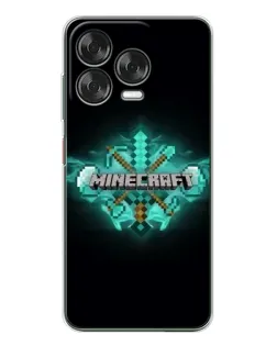 Чохол для ZTE Nubia V70 Design з картинкою «Minecraft Diamond лого»