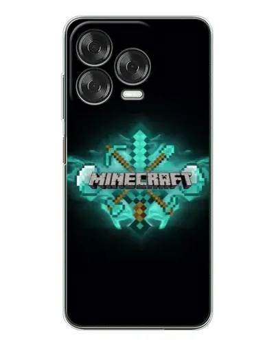 Чохол для ZTE Nubia V70 Design з картинкою «Minecraft Diamond лого»