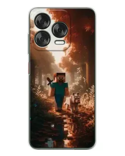 Чохол для ZTE Nubia V70 Design з картинкою «Стів у лісі»