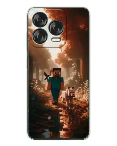 Чохол для ZTE Nubia V70 Design з картинкою «Стів у лісі»