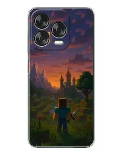 Чохол для ZTE Nubia V70 Design з картинкою «Стів біля вежі»