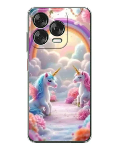 Чохол для ZTE Nubia V70 Design з картинкою «Веселка і єдинороги» Чохол для ZTE Nubia V70 Design з картинкою «Веселка і єдинороги»