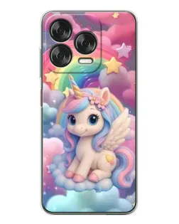 Чохол для ZTE Nubia V70 Design з картинкою «Маленький єдиноріг»