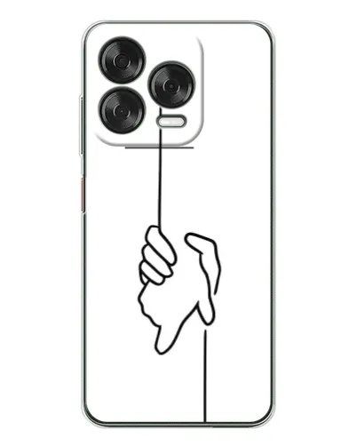 Чехол для ZTE Nubia V70 Design с картинкой «Рука держит» Чехол для ZTE Nubia V70 Design с картинкой «Рука держит»