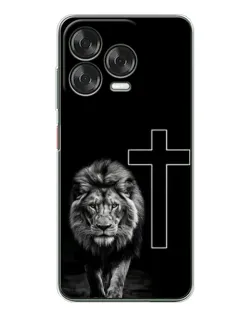 Чехол для ZTE Nubia V70 Design с картинкой «Лев и Крест»