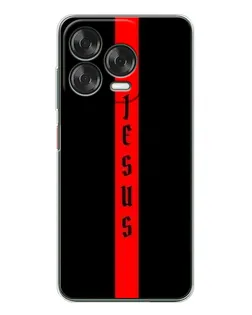 Чехол для ZTE Nubia V70 Design с картинкой «Красная линия веры»