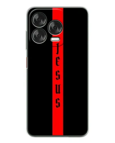Чехол для ZTE Nubia V70 Design с картинкой «Красная линия веры» Чехол для ZTE Nubia V70 Design с картинкой «Красная линия веры»