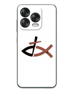 Чехол для ZTE Nubia V70 Design с картинкой «Рыба и крест»