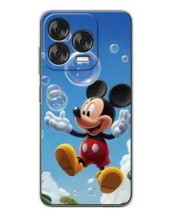 Чохол для ZTE Nubia V70 Design з картинкою «Mickey та мильні бульбашки»