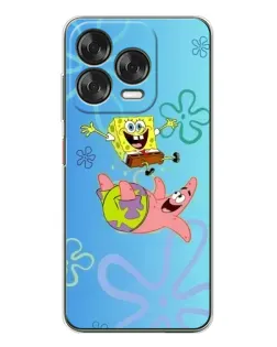 Чохол для ZTE Nubia V70 Design з картинкою «Спанч Боб та Патрік»