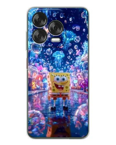 Чохол для ZTE Nubia V70 Design з картинкою «Неоновий океан»