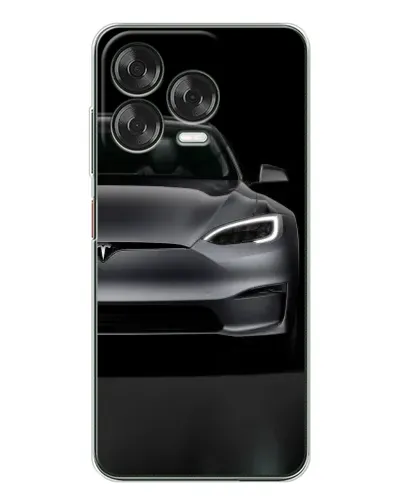 Чехол для ZTE Nubia V70 Design с картинкой «Tesla Model S Look»