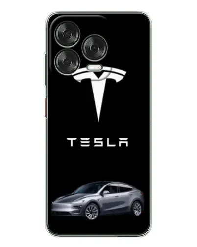 Чехол для ZTE Nubia V70 Design с картинкой «Tesla Model Y»
