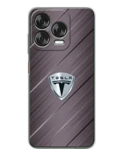 Чехол для ZTE Nubia V70 Design с картинкой «Металлическая текстура Tesla»