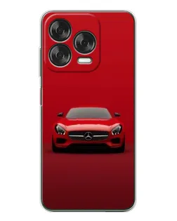 Чехол для ZTE Nubia V70 Design с картинкой «Красный Mercedes AMG»