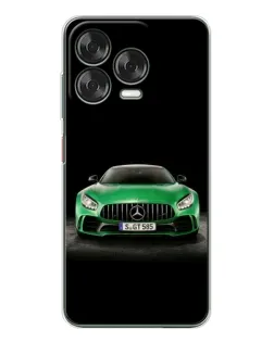 Чехол для ZTE Nubia V70 Design с картинкой «Mercedes — неоновый лого»