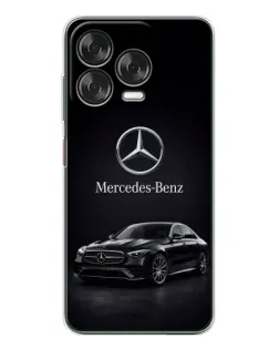 Чехол для ZTE Nubia V70 Design с картинкой «Mercedes — решетка радиатора»