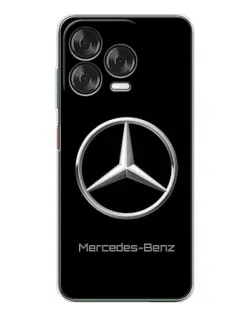 Чехол для ZTE Nubia V70 Design с картинкой «Mercedes Silver Logo»