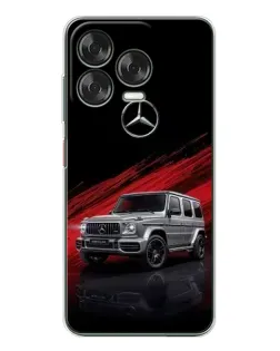 Чехол для ZTE Nubia V70 Design с картинкой «Mercedes G-Class красный»